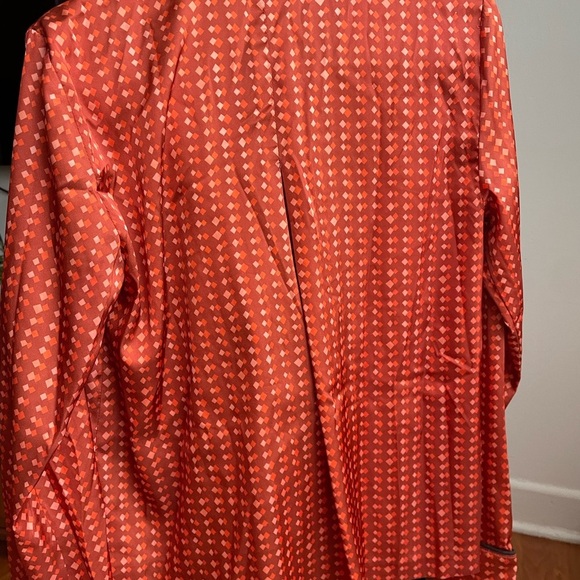 Anthropologie hutch Orange Geometric Blazer with Retro Flair - Picture 5 of 10
